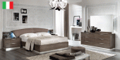 Bedroom Furniture Modern Bedrooms QS and KS Platinum DROP Bedroom SILVER BIRCH