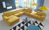 Brands Galla Leather Collection, Europe Luciano Sectional