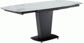 Dining Room Furniture Marble-Look Tables 2417 Marble Table White