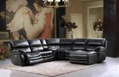 Living Room Furniture Sectionals 2711 Sectional with 3 Electric Recliners DARK GREY